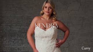 KENDRA Wedding Dress | Beaded Crepe Fit-n-Flare with Sweetheart Neckline screenshot 2