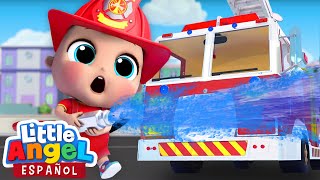 El Camión de Bomberos | Canciones Infantiles | Little Angel Español