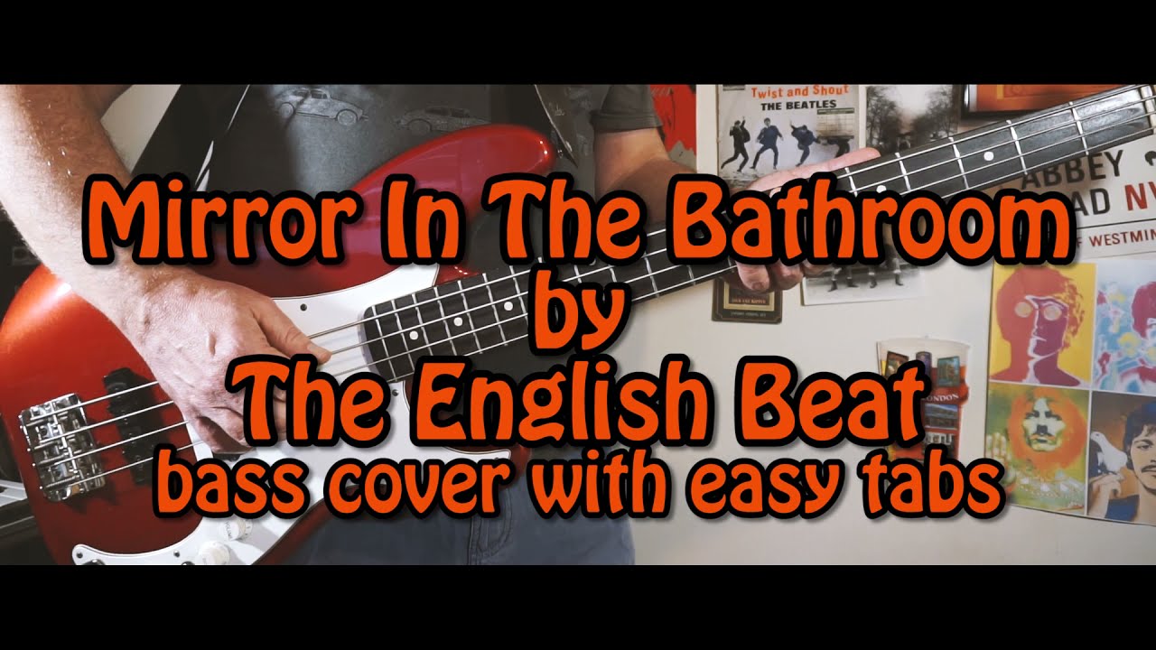 "Mirror In The Bathroom" The English Beat bass cover with easy tabs