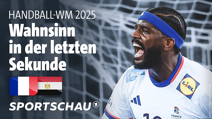 Frankreich - Ägypten Highlights | Handball-WM 2025 | Sportschau