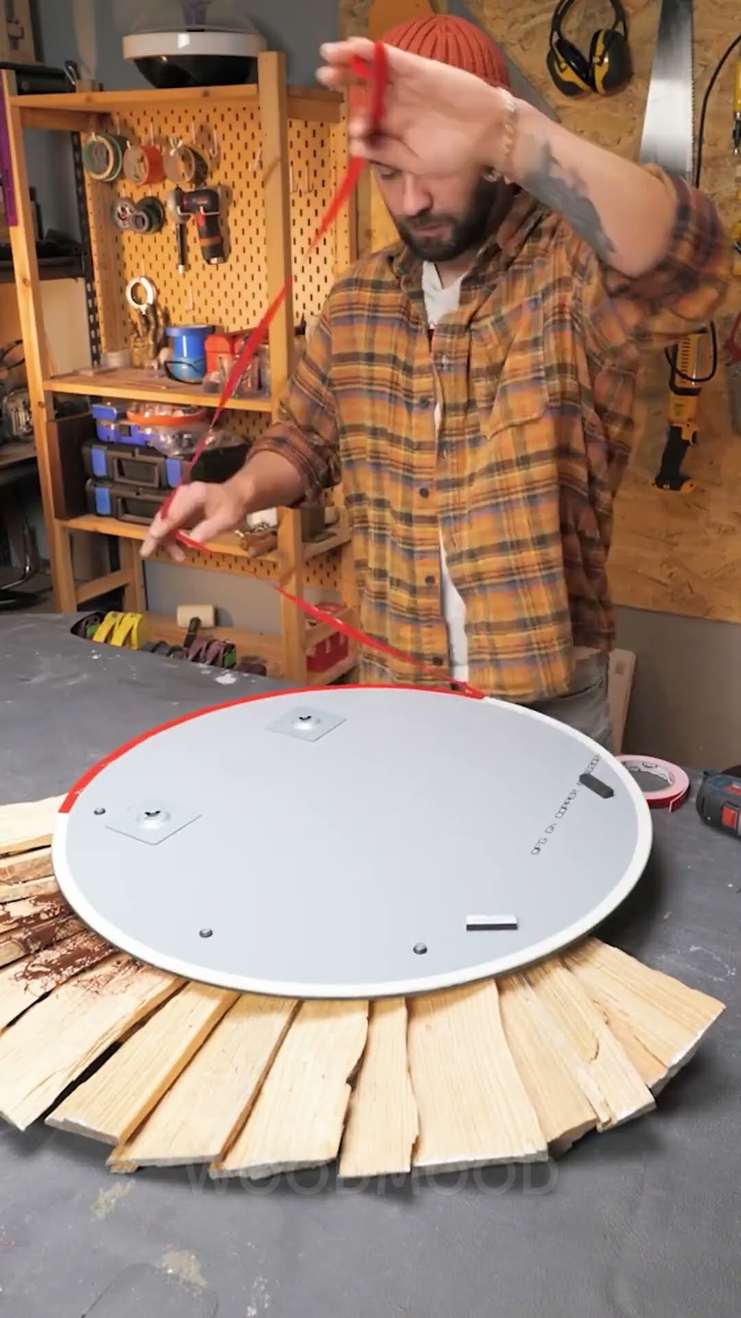 Skilled Artisan Creates a Unique Designer Mirror! ✨