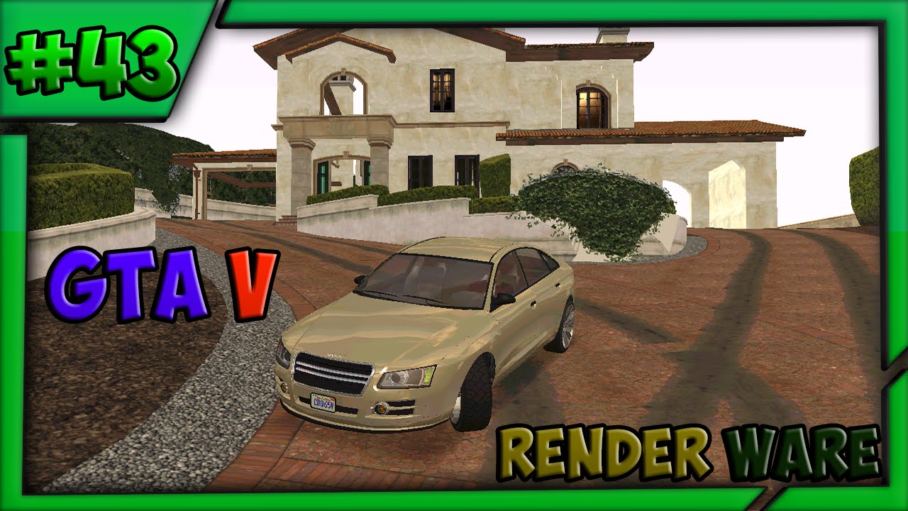Обзор модов GTA San Andreas #43 GTA V RENDER WARE - YouTube