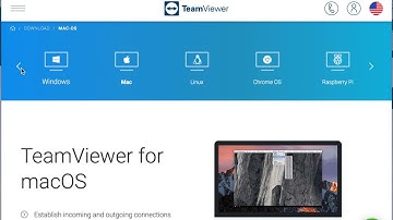 Downloading and installing TeamViewer on mac