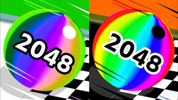 Ball Run 2048 vs Reverse Video Ball Colour Run walkthrough , iOS Android  New Update (  part : 99 )