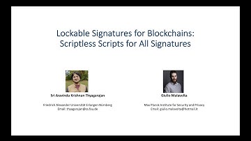 Lockable Signatures for Blockchains: Scriptless Scripts for all Signatures