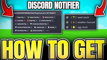 GROW A GARDEN SEED / WEATHER / GEAR STOCK NOTIFIER DISCORD! ROBLOX