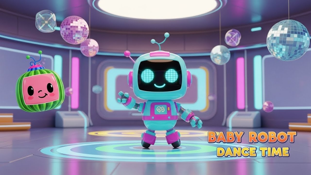 Baby Robot Dance Time | Fun Robot Rhyme for Kids | Nursery Rhymes & Songs for Children