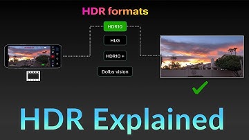 HDR modes explained