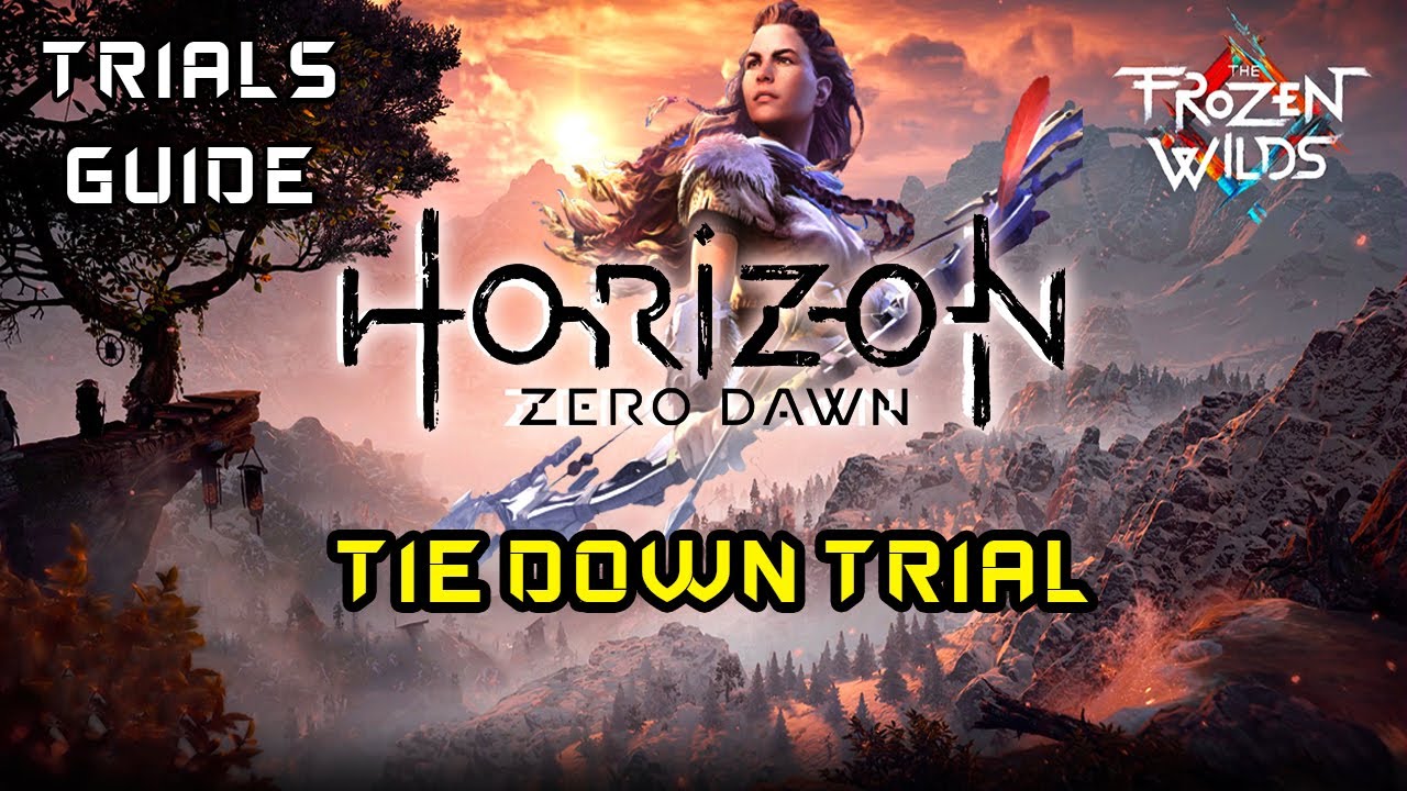 Horizon Zero Dawn - Tie Down Trial (Guide - Blazing Sun) Greatrun Hunting Grounds