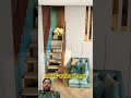 Foldable Staircase Transformation 😍 3D Interior Design | #3dvideo