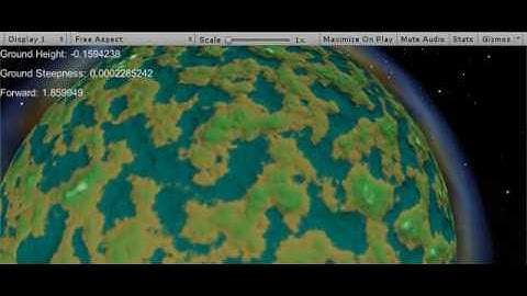 TOZ Planet Renderer - Space/Planet flight and walking modes demo