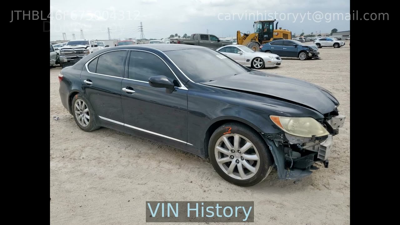 2007 Lexus LS460 JTHBL46F675004312