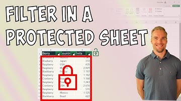 Excel - Filter in a protected sheet, how to!
