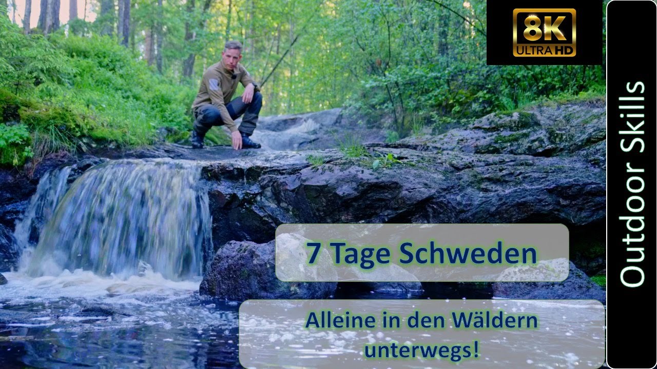 7 Tage alleine in den Wäldern Schwedens - 202206 - 8k - deutsch
