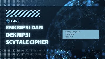 Implementasi Algoritma Transposisi Cipher Menggunakan Python | Tugas Kriptografi