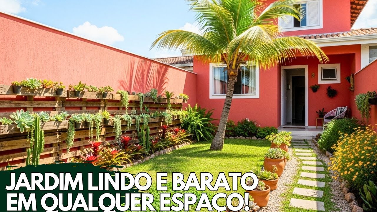 Ideias de Jardim FÁCEIS e BARATAS para Qualquer Espaço!