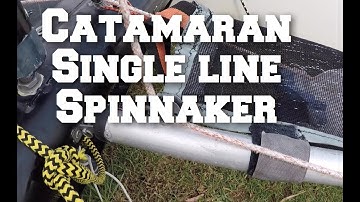 Catamaran Single Line Spinnaker System - FX1, Hobie Tiger, F18