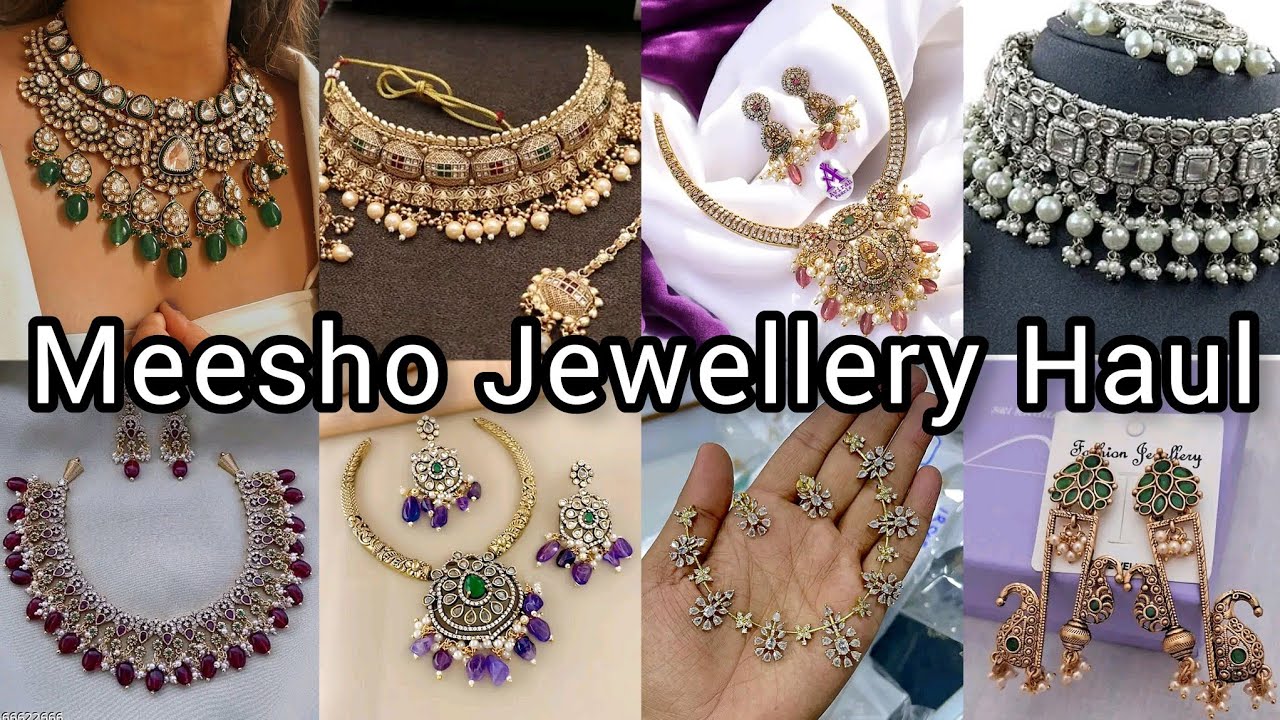 🎀MEESHO🎀 Jewellery Haul ✨🤩|| Meesho necklace haul || cp ahana