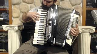 5773 - Black Magrini Super Special Piano Accordion LMMH 41 120