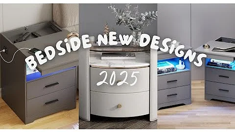 Modern Bedside Table Design Ideas 🛏️✨ | Stylish & Space Saving Small Bedside Tables for Bedroom 🪑