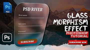 Glass Morphism Effect [ADOBE PHOTOSHOP] /Graphic Design Trends/