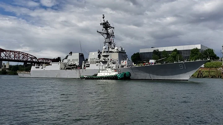 DDG-91 (USS Pinckney) Arrives in Portland, OR for Fleet Week 2019