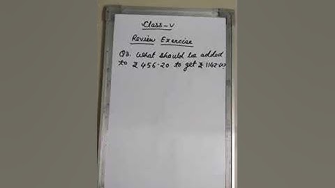 Class 5 A&C Chapter 11 Money