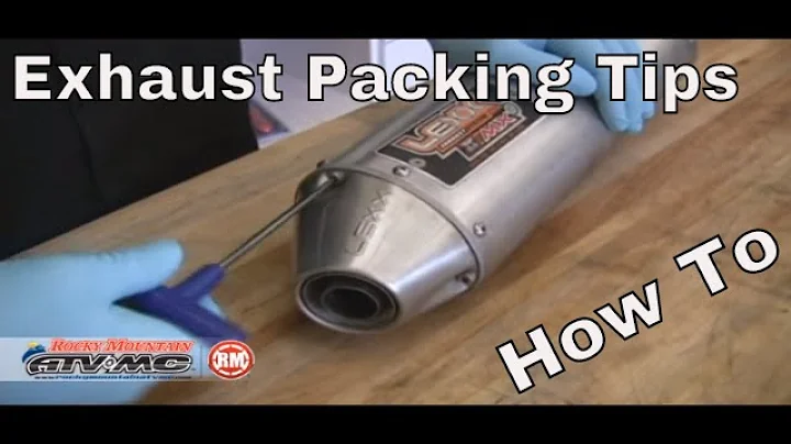 How To Repack a Motorcycle/ATV Exhaust Silencer