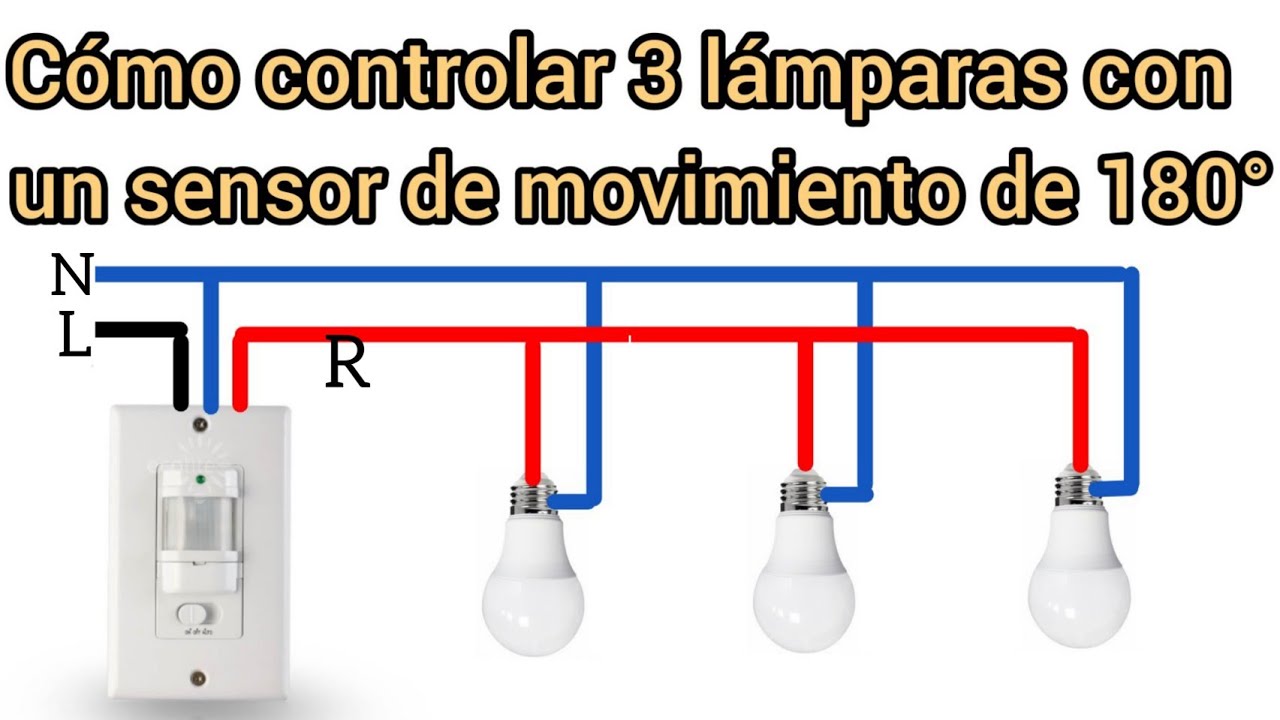 Sensor De Movimiento Para Encendido De Focos