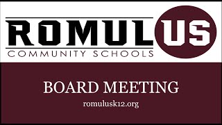 Special Board Meeting 8/4/2026