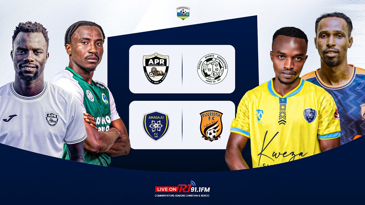 🔴LIVE:APR FC 0:0 KIYOVU SPORTS (2:0) || AMAGAJU FC 0:2 BUGESERA FC (1-4)