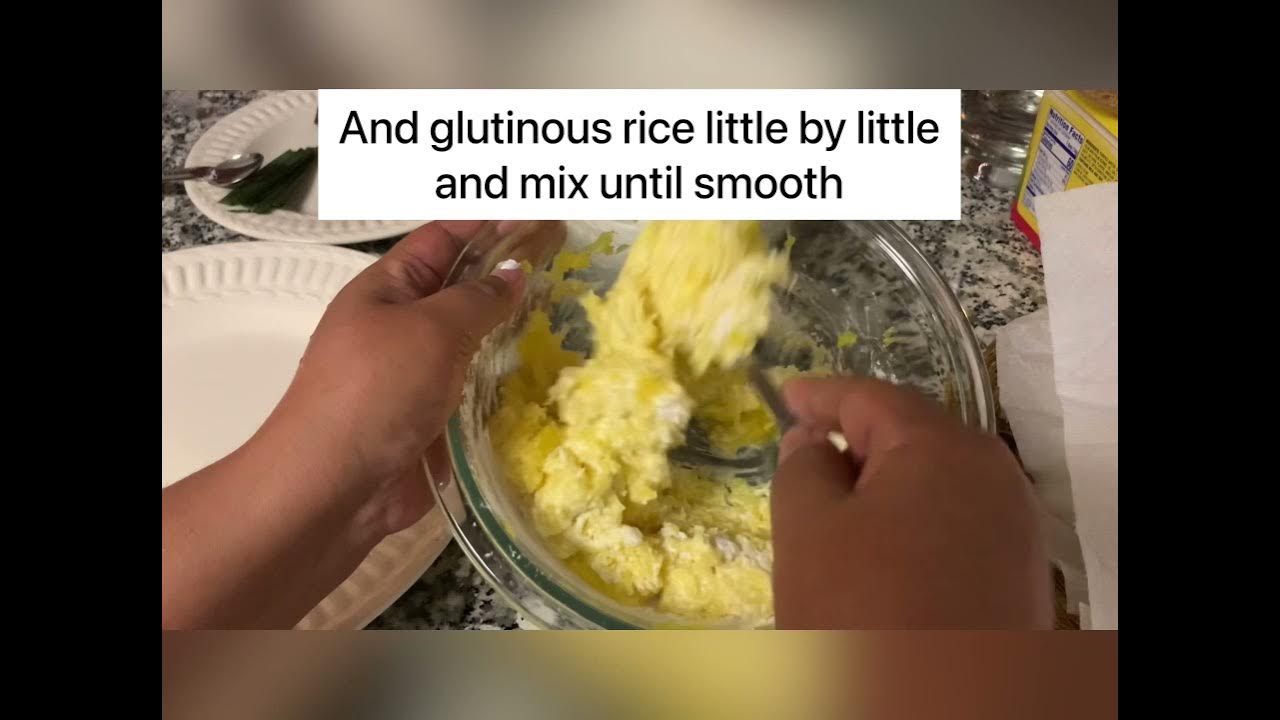 HOW TO MAKE PUMPKIN KLEPON 
