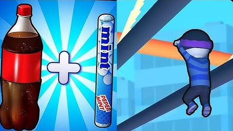 Drop and Explode 🆚 Roof Rails | All Levels Game Mobile Walkthrough Pro Update iOS, Android