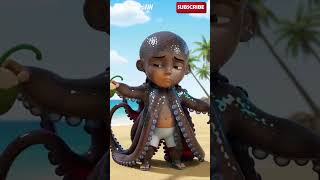 Upin Berubah Jadi Alien Gurita