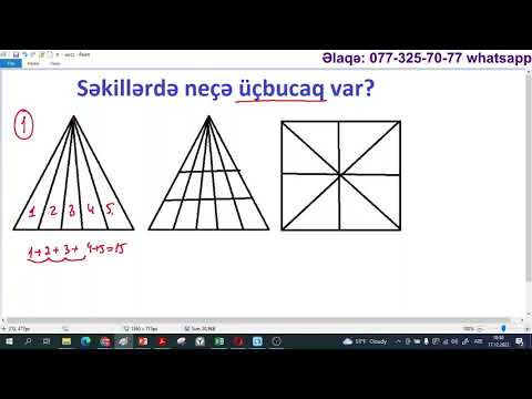 Video: Bucaqlara görə neçə növ üçbucaq var?