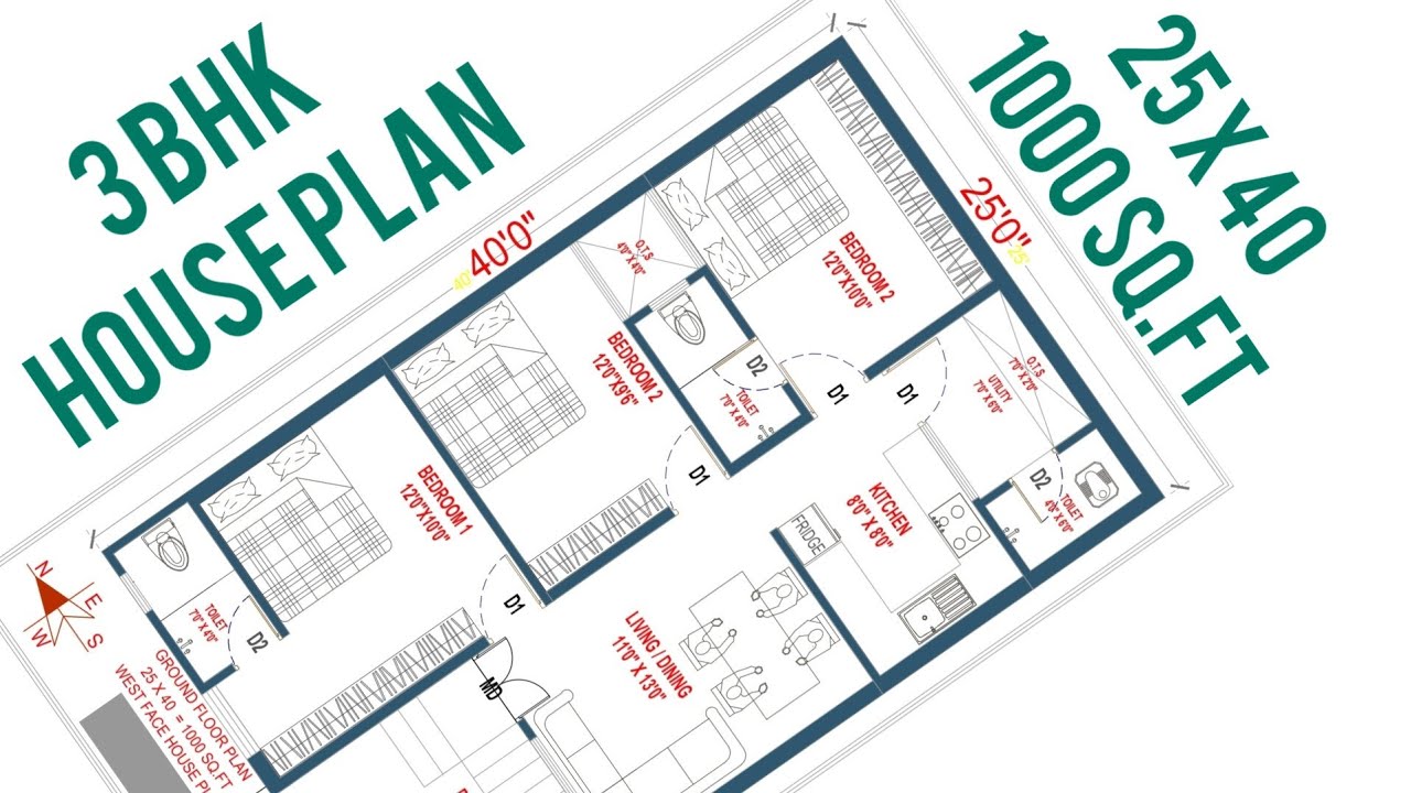 25-x-40-hose-plan-3bhk-house-25x40-ghar-ka-naksha-west-face-house