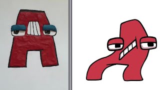 Magic plasticine vs Original Alphabet Lore | Animation vs Original Alphabet Lore