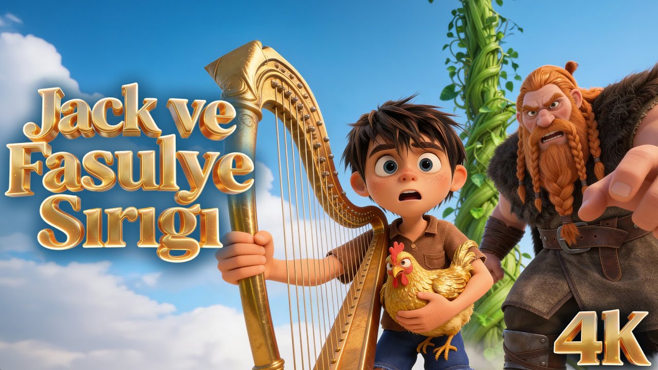Jack ve Fasulye Sırığı 🔱 | 4K 3D Masal | Türkçe Masallar