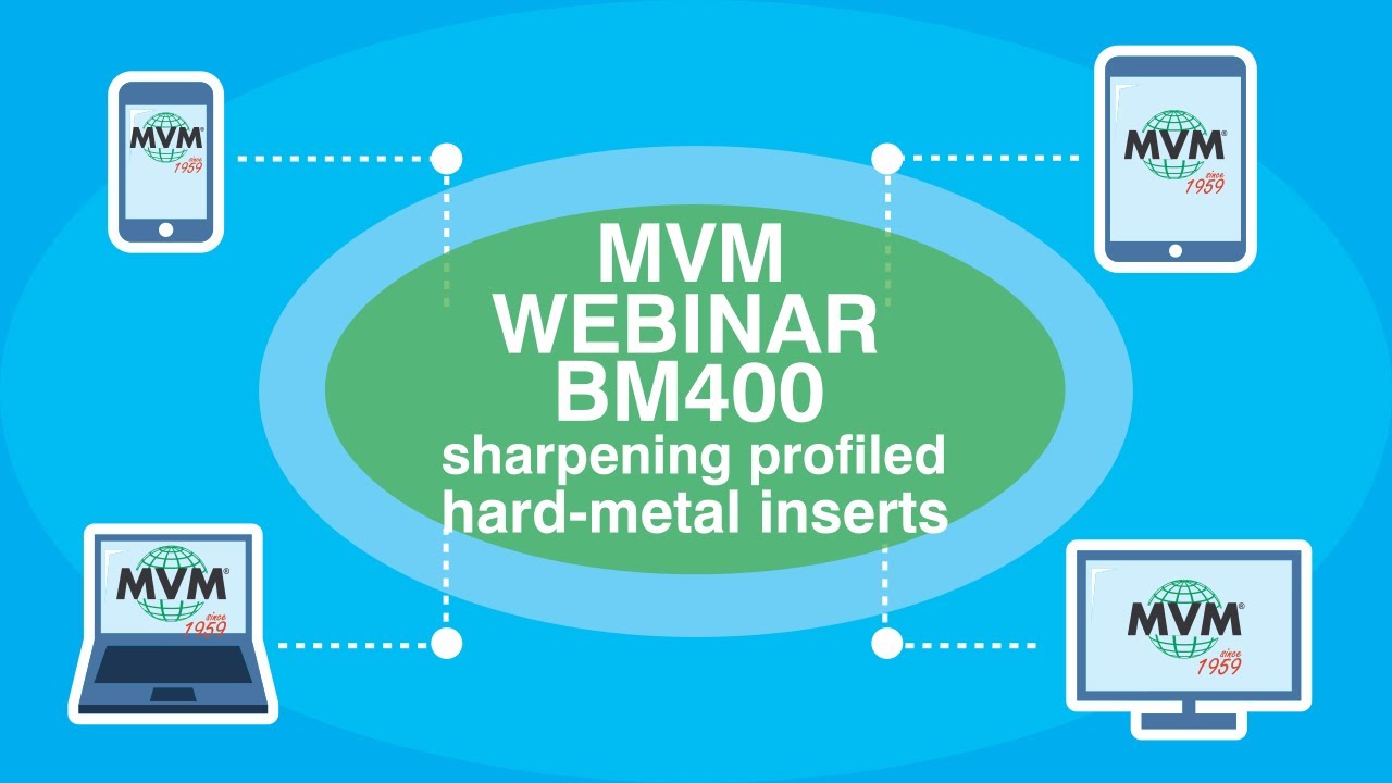 Webinar December 17th: sharpening profiled hard-metal inserts