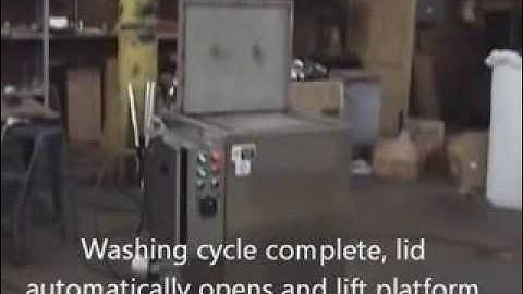 Custom Agitation-Lift Parts Washer