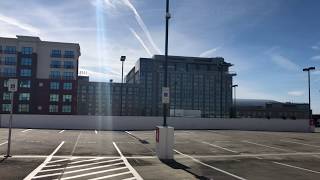 Bank #1 of 3: WORN Kone Ecodisc Elevators @ The St. George Street Garage, National Harbor, MD