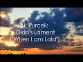 H. Purcell - Dido's Lament - Piano Arrangement