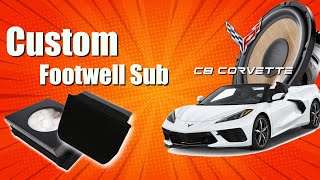 Corvette C8 Stingray - Bass Upgrade Solution Footwell Sub