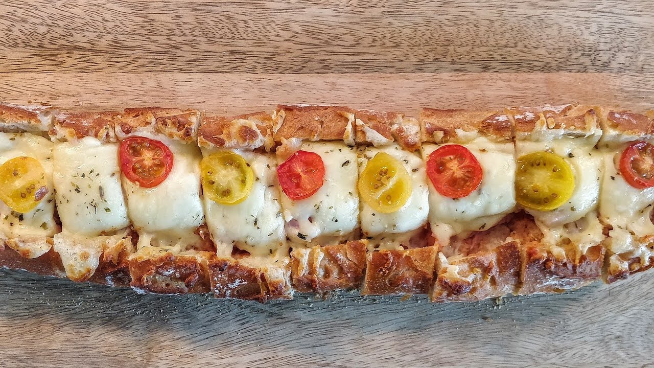 Рецепт пиццы с хлебом и багетом! Тебе это понравится # 26