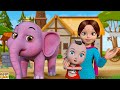 Hathi raja kahan chale       cartoon hindi nursery rhymes  jamure kids