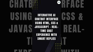🤖 Build an AI Chatbot in 60 Seconds! ⏱️✨ (HTML, CSS, JavaScript) #shorts