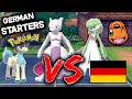 We Pick RANDOM STARTER Pokemon in GERMAN... Then we FIGHT! Pokemon Sword