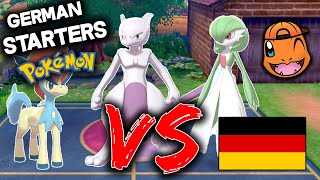 We Pick RANDOM STARTER Pokemon in GERMAN... Then we FIGHT! Pokemon Sword