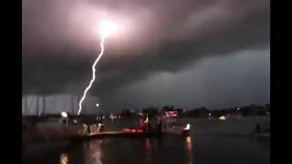 Top 10 Dangerous Lightning Strikes Thunder recorded on Camera (HIGH VOLTAGE!) (Why23)#TOP10