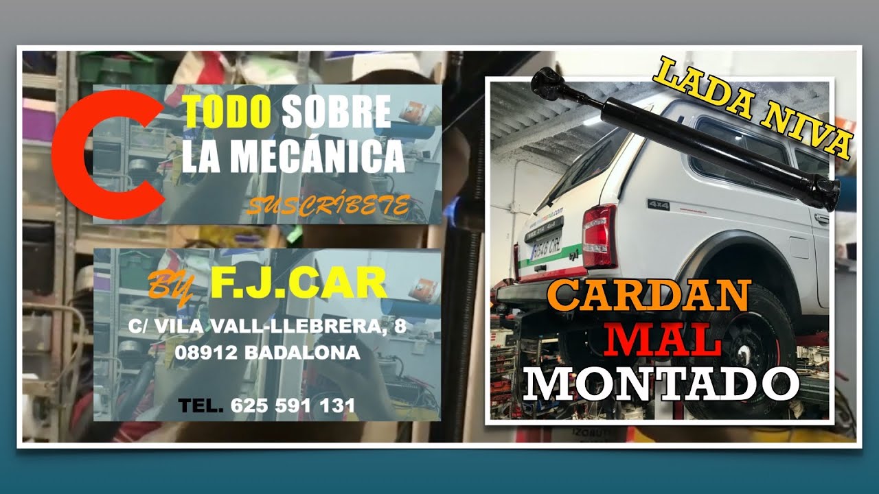 Cardan mal montado en Lada Niva